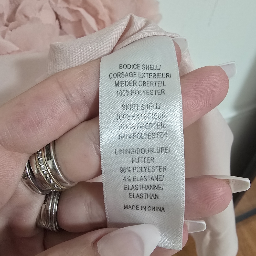 Aidan Mattox Rosette pink cocktail dress Size S - Picture 9 of 11